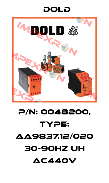 p/n: 0048200, Type: AA9837.12/020 30-90HZ UH AC440V Dold