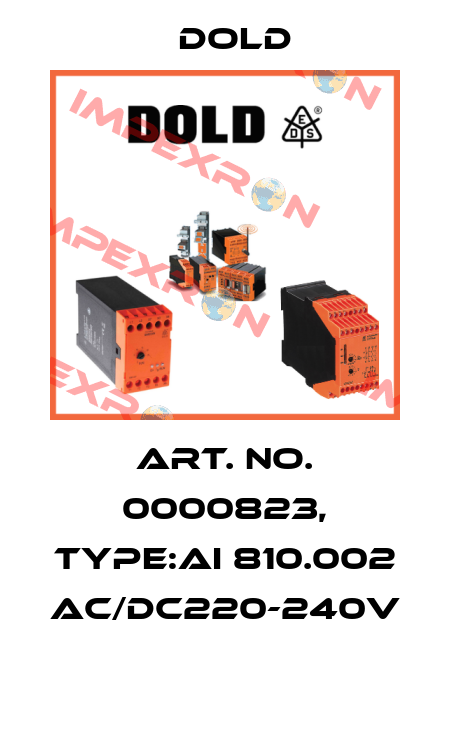 Art. No. 0000823, Type:AI 810.002 AC/DC220-240V  Dold