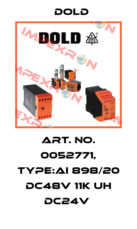 Art. No. 0052771, Type:AI 898/20 DC48V 11K UH DC24V  Dold