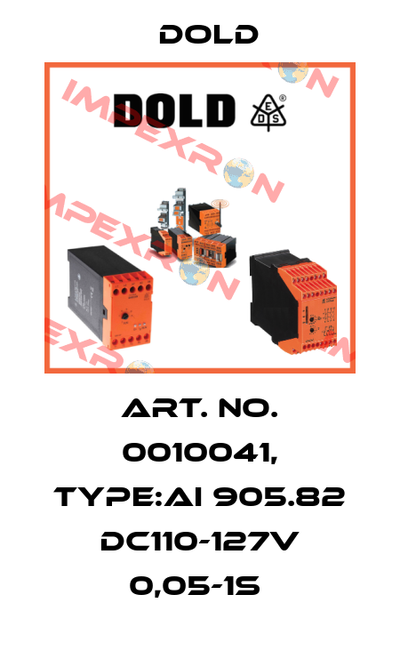 Art. No. 0010041, Type:AI 905.82 DC110-127V 0,05-1S  Dold