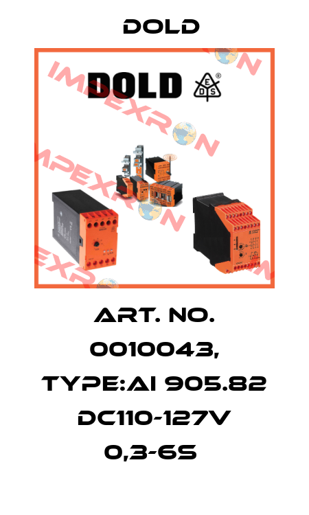 Art. No. 0010043, Type:AI 905.82 DC110-127V 0,3-6S  Dold