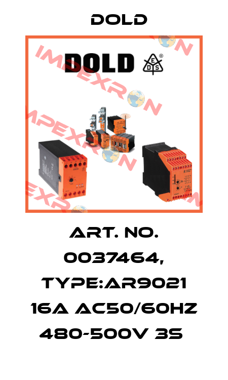 Art. No. 0037464, Type:AR9021 16A AC50/60HZ 480-500V 3S  Dold