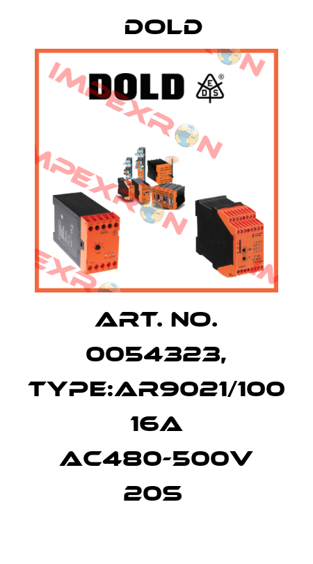 Art. No. 0054323, Type:AR9021/100 16A AC480-500V 20S  Dold