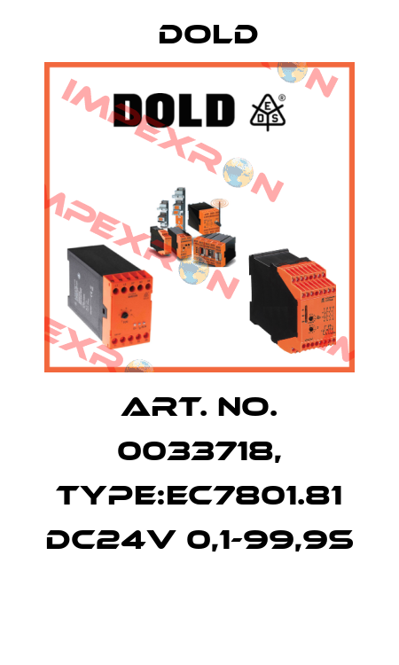 Art. No. 0033718, Type:EC7801.81 DC24V 0,1-99,9S  Dold