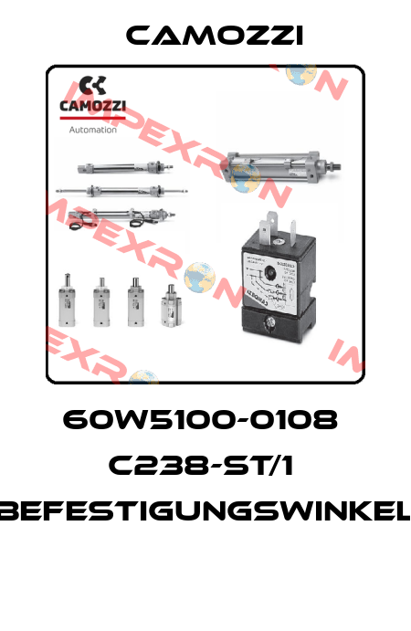 60W5100-0108  C238-ST/1  BEFESTIGUNGSWINKEL  Camozzi