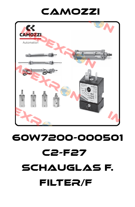 60W7200-000501  C2-F27   SCHAUGLAS F. FILTER/F  Camozzi