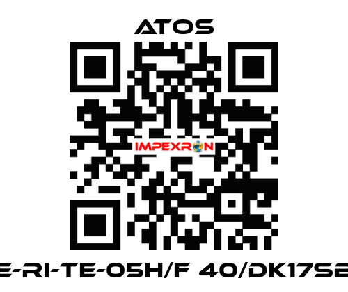 E-RI-TE-05H/F 40/DK17SB Atos