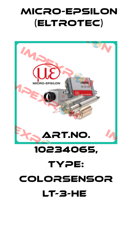 Art.No. 10234065, Type: colorSENSOR LT-3-HE  Micro-Epsilon (Eltrotec)