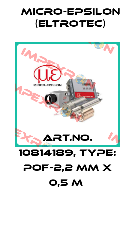 Art.No. 10814189, Type: POF-2,2 mm x 0,5 m  Micro-Epsilon (Eltrotec)