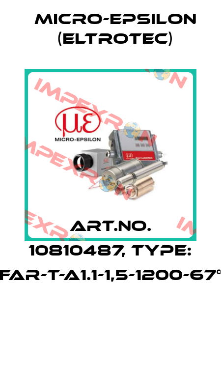Art.No. 10810487, Type: FAR-T-A1.1-1,5-1200-67°  Micro-Epsilon (Eltrotec)