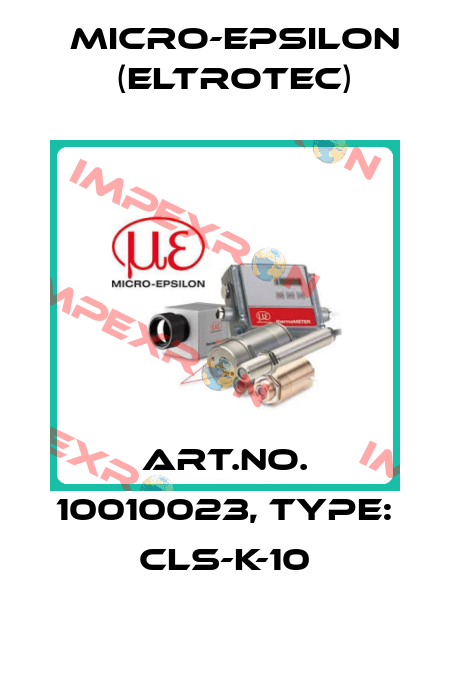 Art.No. 10010023, Type: CLS-K-10 Micro-Epsilon (Eltrotec)