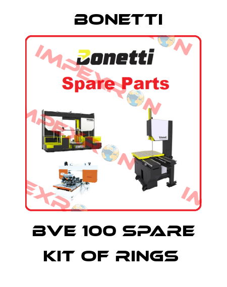 BVe 100 Spare Kit of rings  Bonetti
