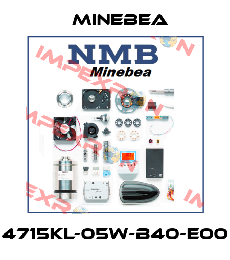4715KL-05W-B40-E00 Minebea