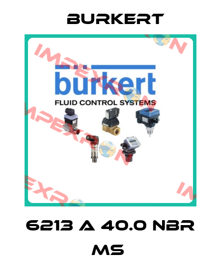 6213 A 40.0 NBR MS  Burkert