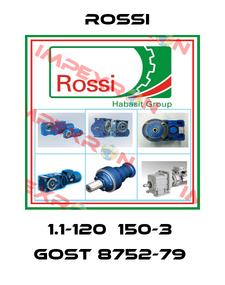 1.1-120Х150-3  GOST 8752-79  Rossi