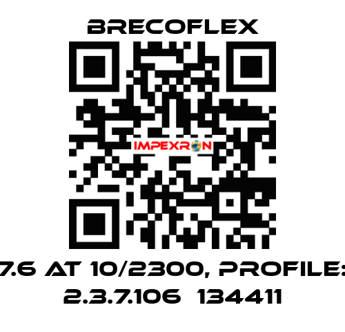 7.6 AT 10/2300, PROFILE: 2.3.7.106  134411 Brecoflex