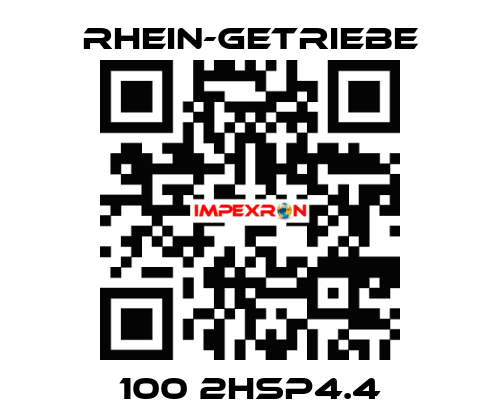 100 2HSP4.4 Rhein-Getriebe