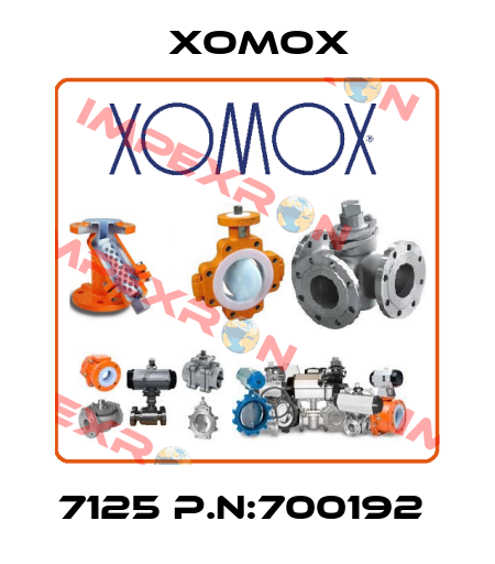 7125 P.N:700192  Xomox