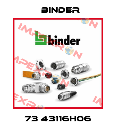 73 43116H06 Binder
