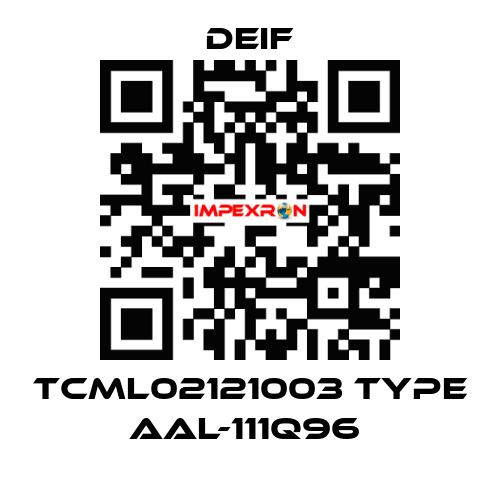 TCML02121003 TYPE AAL-111Q96  Deif