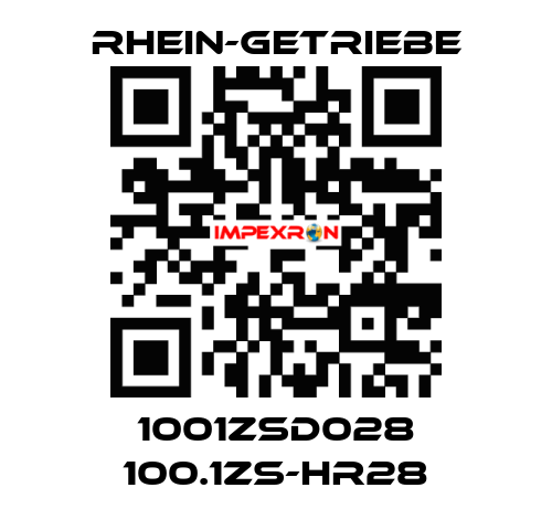 1001ZSD028 100.1ZS-HR28 Rhein-Getriebe