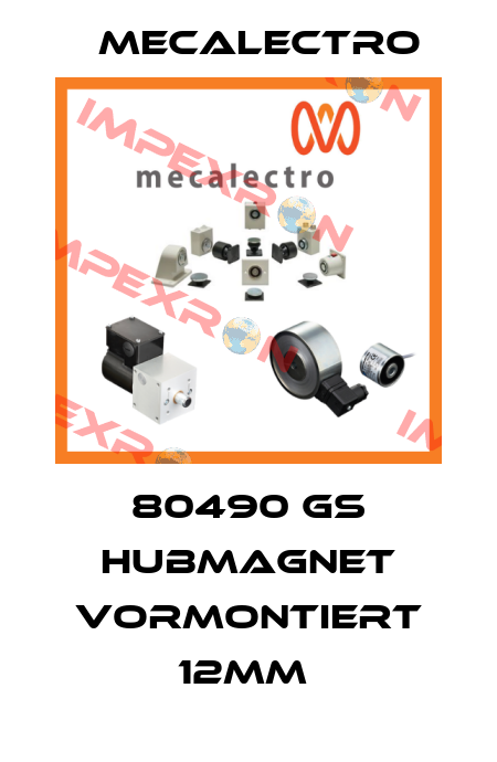 80490 GS HUBMAGNET VORMONTIERT 12MM  Mecalectro