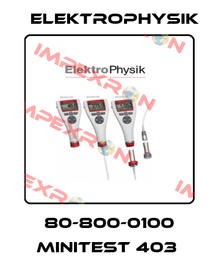 80-800-0100 MINITEST 403  ElektroPhysik