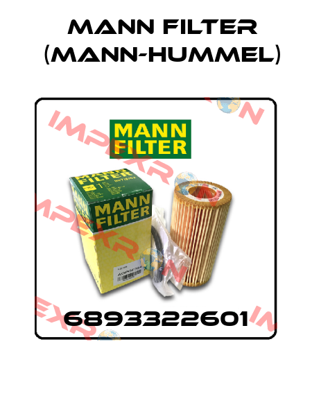 6893322601 Mann Filter (Mann-Hummel)