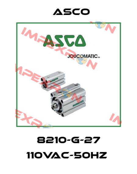 8210-G-27 110VAC-50HZ  Asco