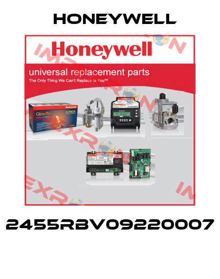 2455RBV09220007  Honeywell