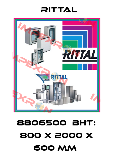 8806500  BHT: 800 x 2000 x 600 mm  Rittal