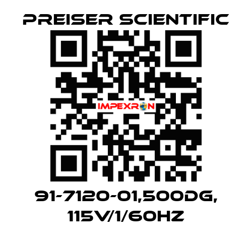 91-7120-01,500DG, 115V/1/60HZ Preiser Scientific