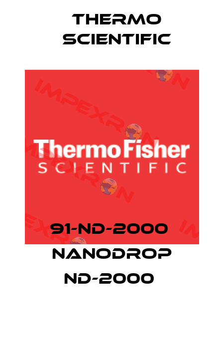 91-ND-2000  NANODROP ND-2000  Thermo Scientific