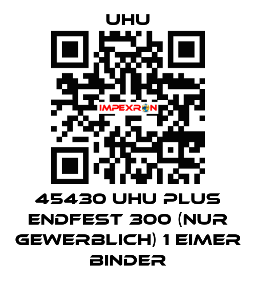 45430 UHU plus endfest 300 (NUR GEWERBLICH) 1 Eimer Binder UHU