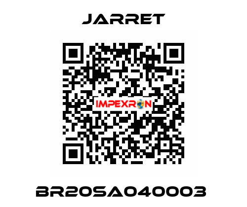 BR20SA040003  Jarret