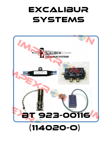 BT 923-00116 (114020-O)  Excalibur Systems