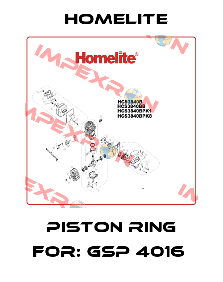 Piston Ring For: GSP 4016  Homelite
