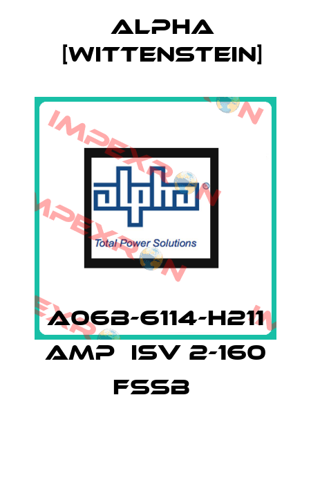 A06B-6114-H211 AMP  ISV 2-160 FSSB  Alpha [Wittenstein]