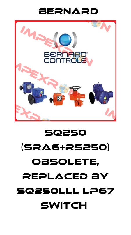 SQ250 (SRA6+RS250) obsolete, replaced by SQ250lll lP67 Switch  Bernard