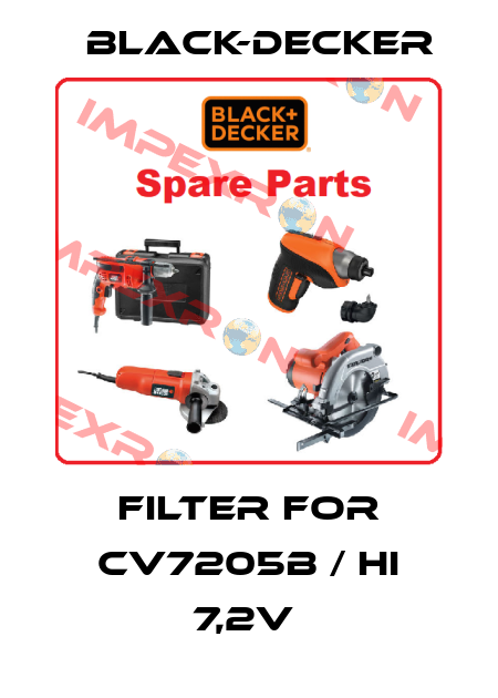 Filter For CV7205B / Hi 7,2v  Black-Decker