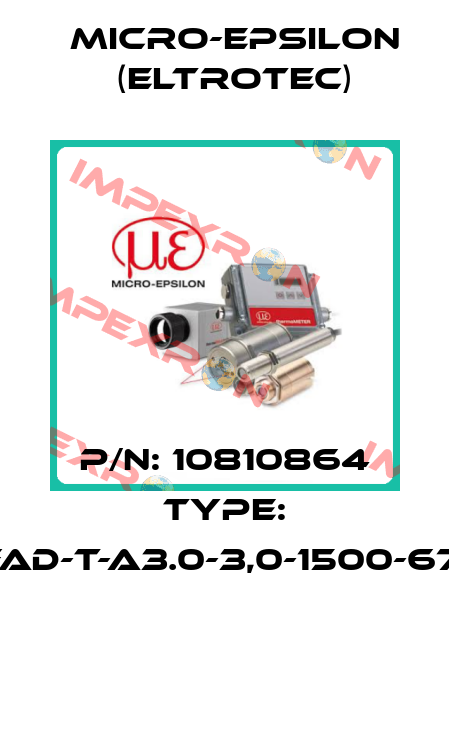 P/N: 10810864 Type: FAD-T-A3.0-3,0-1500-67°  Micro-Epsilon (Eltrotec)