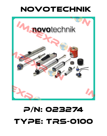P/N: 023274 Type: TRS-0100 Novotechnik