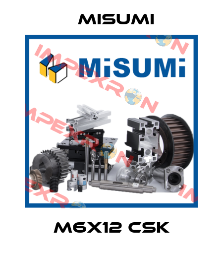 M6X12 CSK Misumi