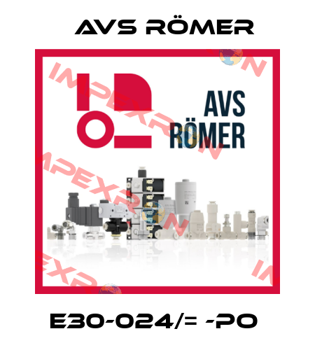 E30-024/= -PO  Avs Römer