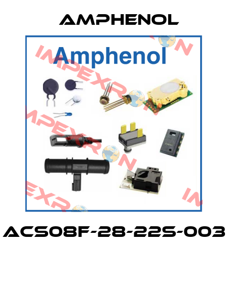 ACS08F-28-22S-003  Amphenol