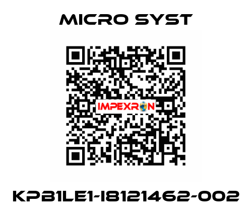KPB1LE1-I8121462-002 Micro Syst