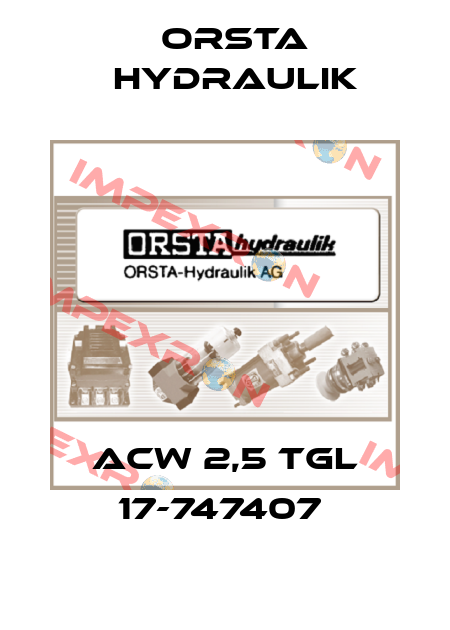 ACW 2,5 TGL 17-747407  Orsta Hydraulik