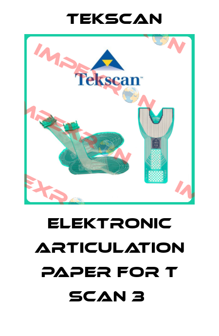 ELEKTRONIC ARTICULATION PAPER FOR T SCAN 3  Tekscan