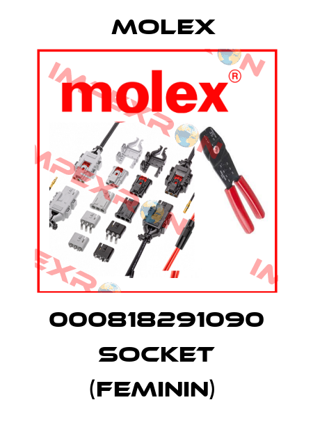 000818291090 SOCKET (FEMININ)  Molex