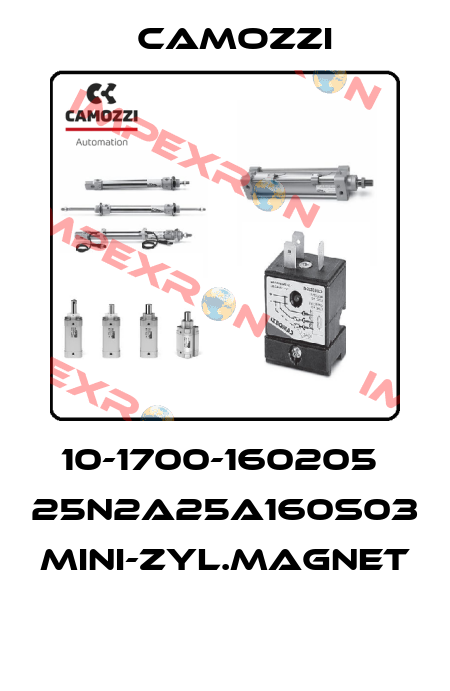 10-1700-160205  25N2A25A160S03 MINI-ZYL.MAGNET  Camozzi